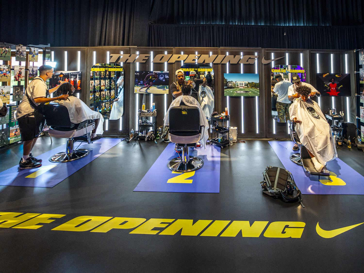 Recovery room at The Opening Finals